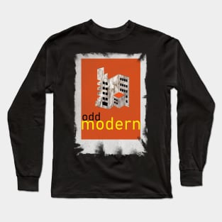 Ironic, Postmodern Bauhaus School Poster Long Sleeve T-Shirt